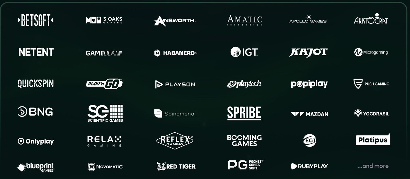 Spieleanbieter von Rivo Casino: Betsoft, NetEnt, Play'n GO, Playtech, Yggdrasil, Red Tiger, Microgaming, Novomatic und viele weitere